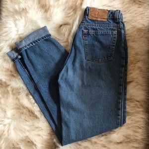 Vintage Levi’s high rise 501’s button fly